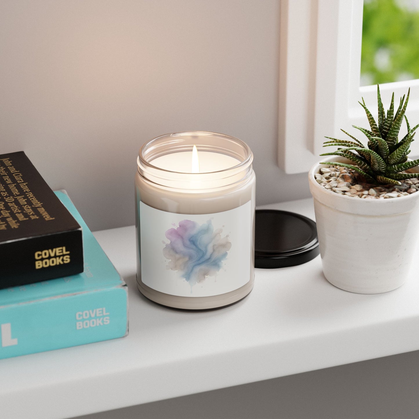 Aromatherapy Soy Candle, Relaxing Home Decor, Gift for Her, Spa Scented Candle, Floral Candle, Meditation Candle